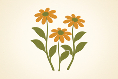 Spring Floral Embroidery Design Product Image 1