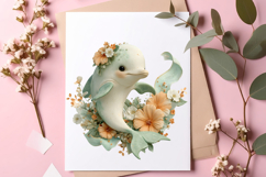 Spring flower animals clipart - Spring flower animal Png Product Image 3