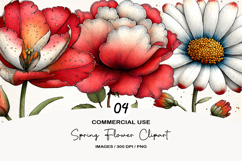 Spring Flower Clipart Product Image 1