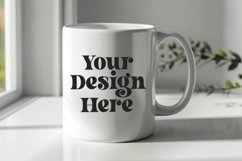 Spring Flower Coffee Mug White Mockup Product Image 1