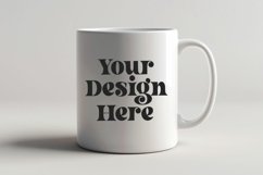 Spring Flower Coffee Mug White Mockup Product Image 1