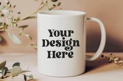 Spring Flower Coffee Mug White Mockup Product Image 1
