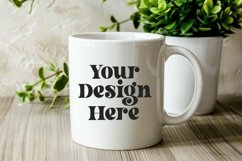 Spring Flower Coffee Mug White Mockup Product Image 1