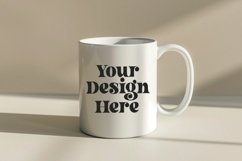 Spring Flower Coffee Mug White Mockup Product Image 1