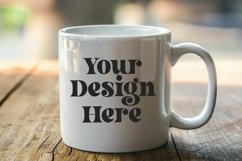 Spring Flower Coffee Mug White Mockup Product Image 1