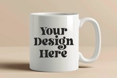 Spring Flower Coffee Mug White Mockup Product Image 1