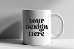 Spring Flower Coffee Mug White Mockup Product Image 1