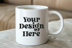 Spring Flower Coffee Mug White Mockup Product Image 1