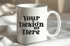 Spring Flower Coffee Mug White Mockup Product Image 1