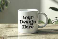 Spring Flower Coffee Mug White Mockup Product Image 1