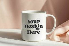 Spring Flower Coffee Mug White Mockup Product Image 1