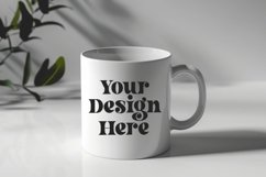 Spring Flower Coffee Mug White Mockup Product Image 1