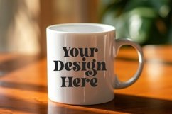 Spring Flower Coffee Mug White Mockup Product Image 1