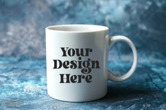 Spring Flower Coffee Mug White Mockup Product Image 1