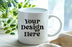 Spring Flower Coffee Mug White Mockup Product Image 1