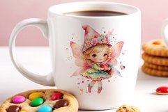 This watercolor clipart featuring a charming flower fairy will be a perfect addition to your spring ideas. Immerse yourself in the world of flowers and fantasy with this delightful clipart!
