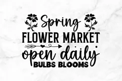 Spring flower market open SVG, Flower Market SVG Design Product Image 2