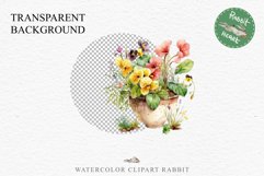 Spring Flower Pot Floral Wreath Clipart PNG Scrapbooking Art Nursery Watercolor Transparent wedding invitation shirt designs sublimation printable digital bloom watercolor floral wreath, flowers pot clipart, sublimation nursery, spring, wedding invitation