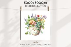 Spring Flower Pot Floral Wreath Clipart PNG Scrapbooking Art Nursery Watercolor Transparent wedding invitation shirt designs sublimation printable digital bloom watercolor floral wreath, flowers pot clipart, sublimation nursery, spring, wedding invitation