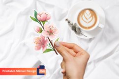 Spring Flower Sticker, Floral Sticker, Fresh Flower Blossom Product Image 1