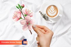 Spring Flower Sticker, Floral Sticker, Fresh Flower Blossom Product Image 1