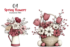 Spring Flowers Clipart Product Image 1