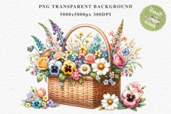 Spring Flowers Daisies Pansies Lilies Snapdragon PNG Roses PNG Scrapbooking Art Watercolor Transparent wedding invitation shirt designs romantic digital bloom  watercolor floral Snapdragon, flowers Lilies, white pink peonies, spring Daisies, wedding invit