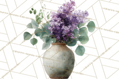 Spring Flower Clipart, Watercolor Bouquet Clipart PNG Product Image 2