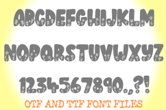 Spring flowers Doodle Font Easter Cute Typeface Letters Product Image 2