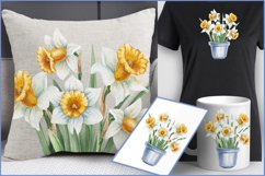 Spring flowers png| flowers sublimation|daffodil png clipart Product Image 3