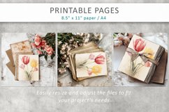 flowers junk journal papers Product Image 6