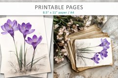 Vintage floral printable sheets Product Image 4