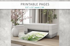 Spring flowers junk journal pages Product Image 7