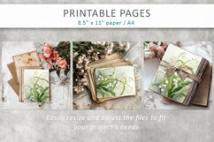 Spring flowers junk journal pages Product Image 8