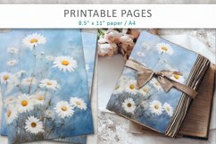 Spring flowers junk journal pages, scrapbook paper Product Image 4