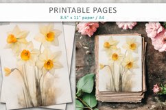 floral junk journal paper Product Image 3