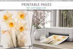 floral junk journal paper Product Image 4