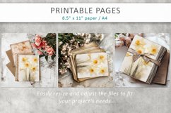 floral junk journal paper Product Image 7