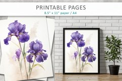 floral junk journal paper, printable sheets Product Image 7