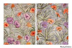 Spring Flowers Junk Journal Pages |Floral Digital Papers JPG Product Image 3