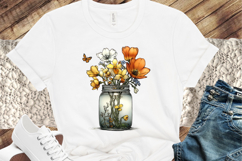 Spring Flowers Mason Jar Clipart Product Image 3