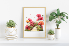 Spring Flowers Pathway Clipart PNG Product Image 2