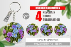 Keychain Spring flowers Pattern Product Image 1