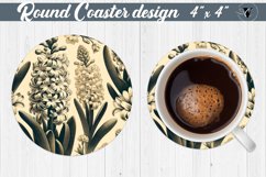 Round Coaster | Spring flowers Product Image 1