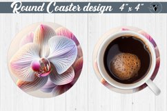 Round Coaster | Spring flowers Product Image 1