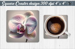 Square Coaster | Spring flowers Product Image 1