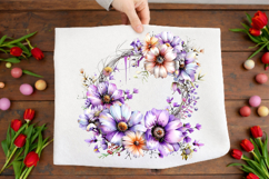 Spring Flowers Sublimation Clipart Product Image 2