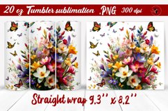 Tumbler wrap | Spring flowers Product Image 1