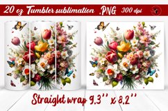 Tumbler wrap | Spring flowers Product Image 1