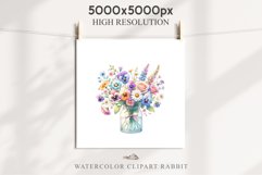 Spring Flowers Vase Daisies Pansies Lilies Snapdragon Roses PNG Scrapbooking Art Watercolor Transparent wedding invitation shirt designs romantic digital bloom  watercolor floral Snapdragon, flowers Lilies, white pink peonies, spring Daisies, wedding invi